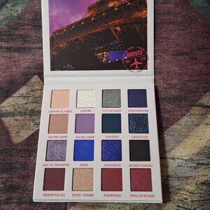 BH Cosmetics Paris Travel Series 16-Color Palette – Lightly Swatched 💜